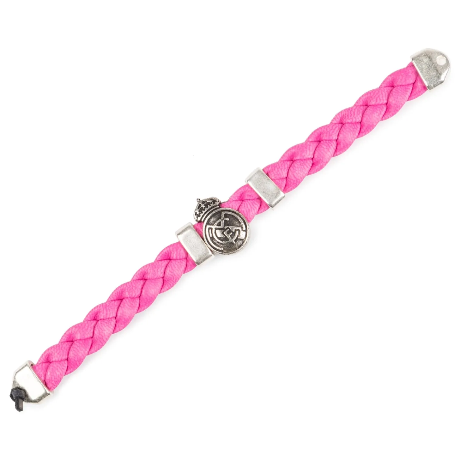 JLK Merchandising, S.L. Bracelet Tressé Rose Real Madrid^ Bijoux