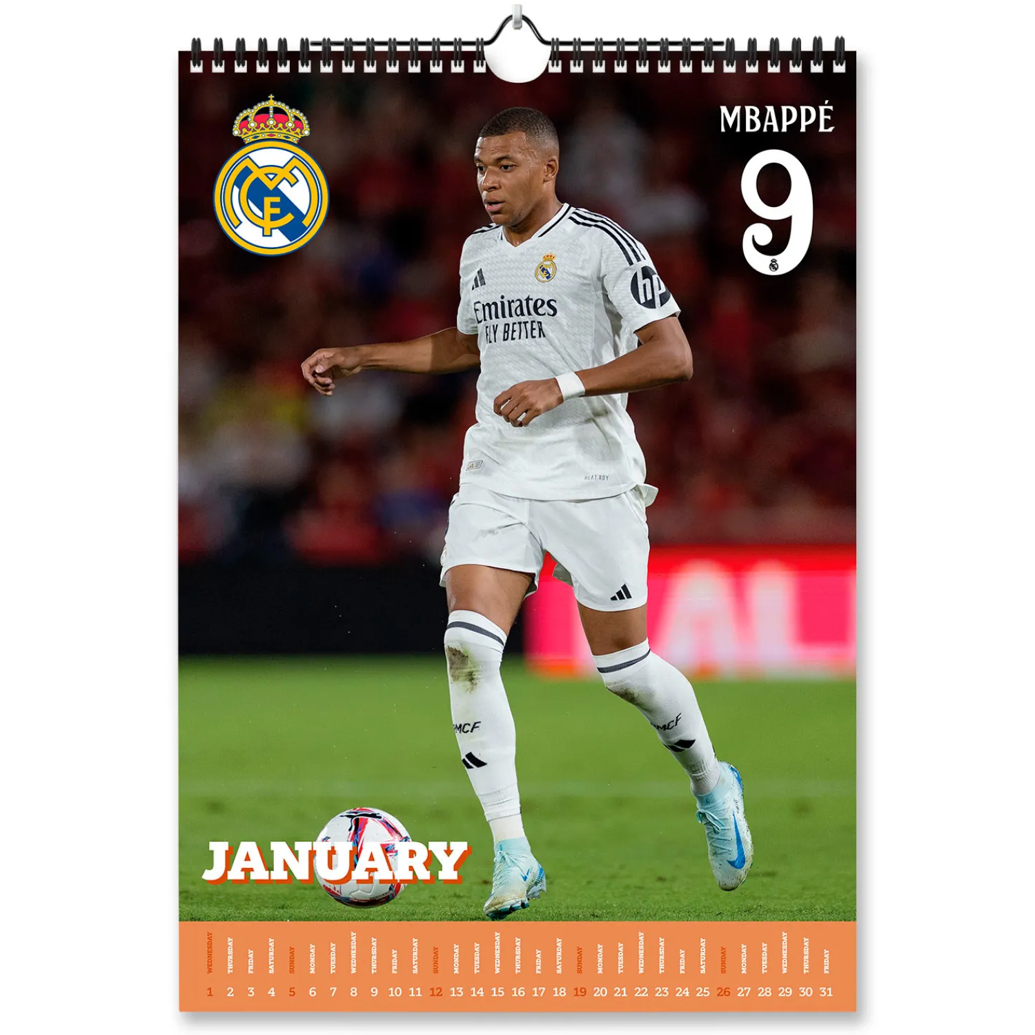 Grupo Erik Editores Calendrier A3 2025 Real Madrid^ Papeterie