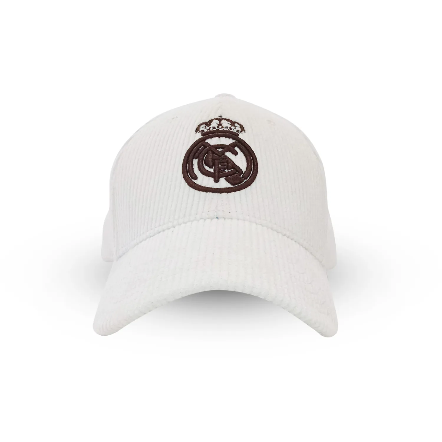 Project Rogers & JLK, S.L. Casquette Écusson Velours Côtelé Real Madrid Beige^Femme Casquettes | Chapeaux