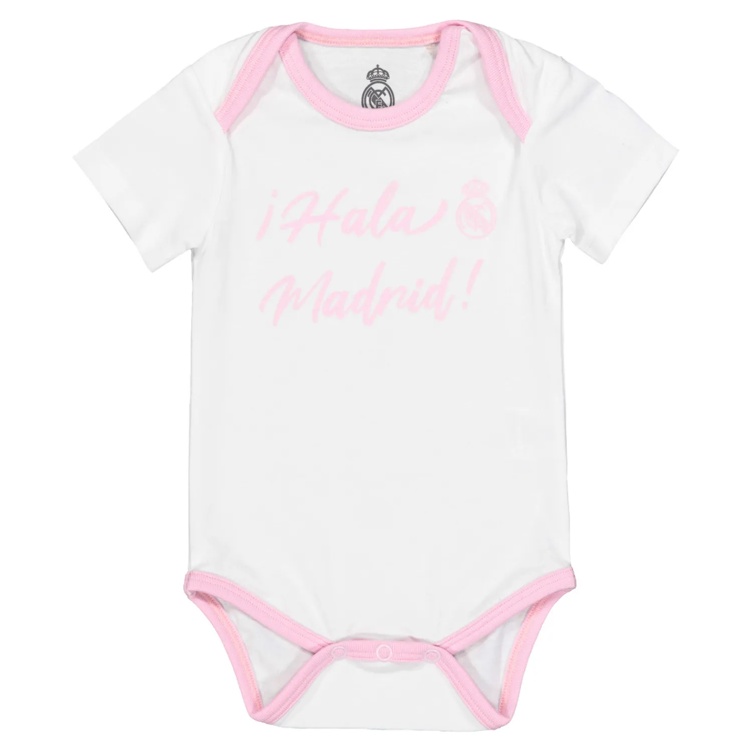 OSDM Ensemble 2 Bodies Real Madrid Rose/Blanc bébés^Enfant Vêtements Pour Bébés