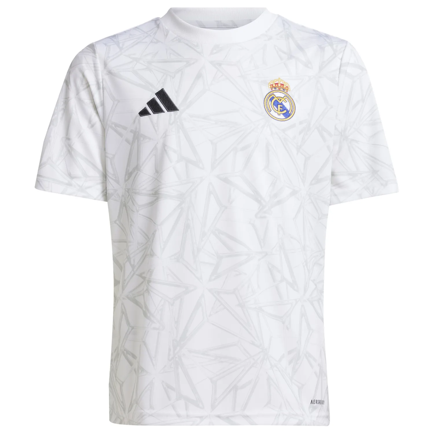 Adidas España, S.A.U Maillot Échauffement 24/25 Blanc jeunes^Enfant T-Shirts