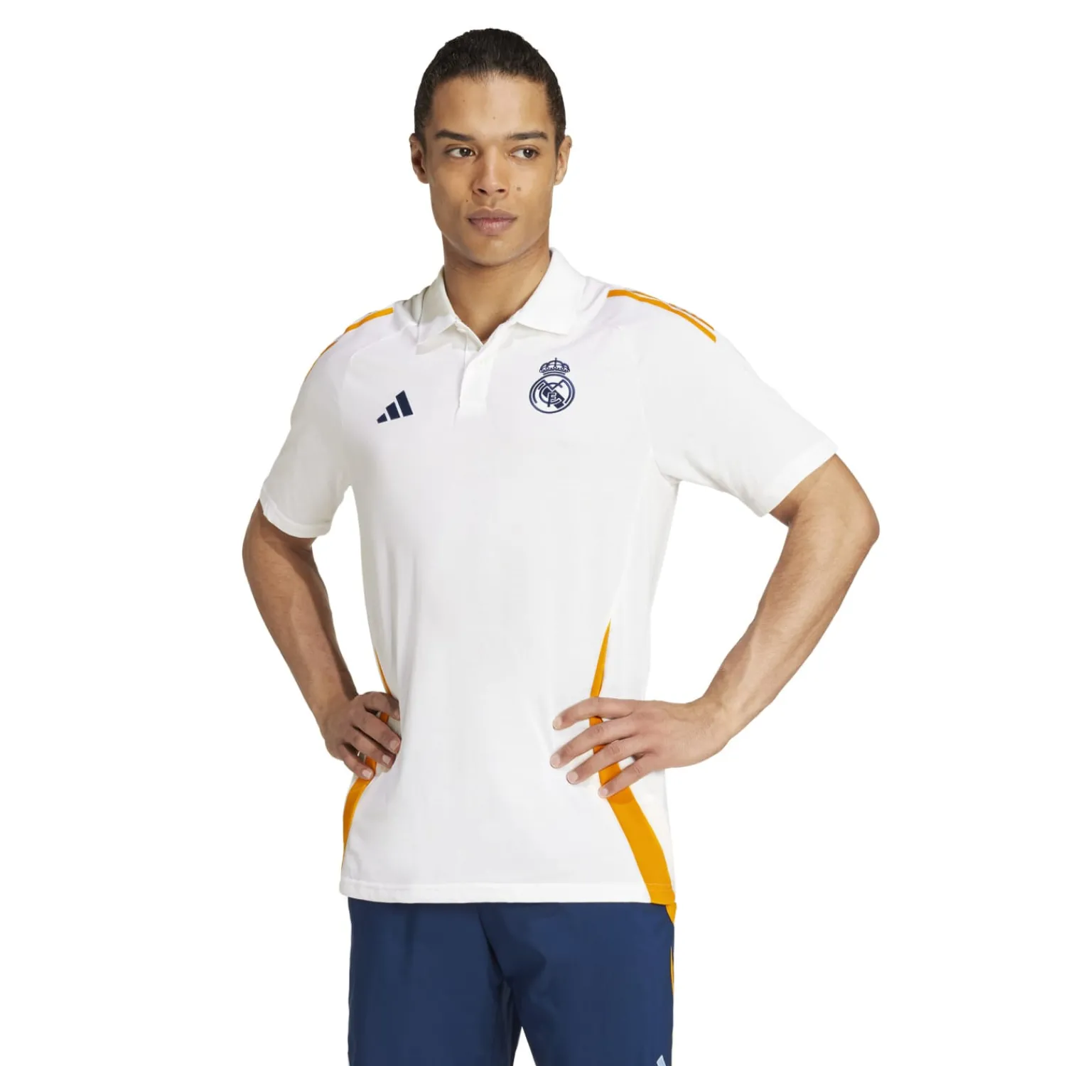 Adidas España, S.A.U Polo Entraînement 24/25 Blanc hommes^Homme Polos