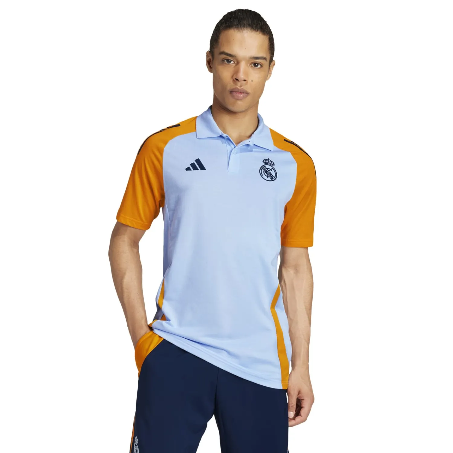 Adidas España, S.A.U Polo Entraînement 24/25 Bleu hommes^Homme Polos