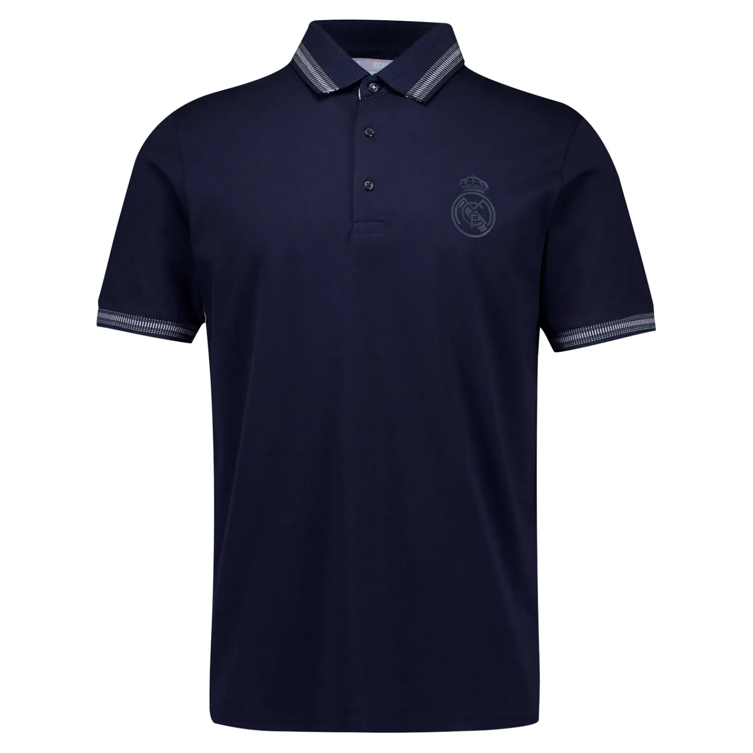 Foundry Polo Rayé Ton Bleu Marine Real Madrid hommes^Homme Polos