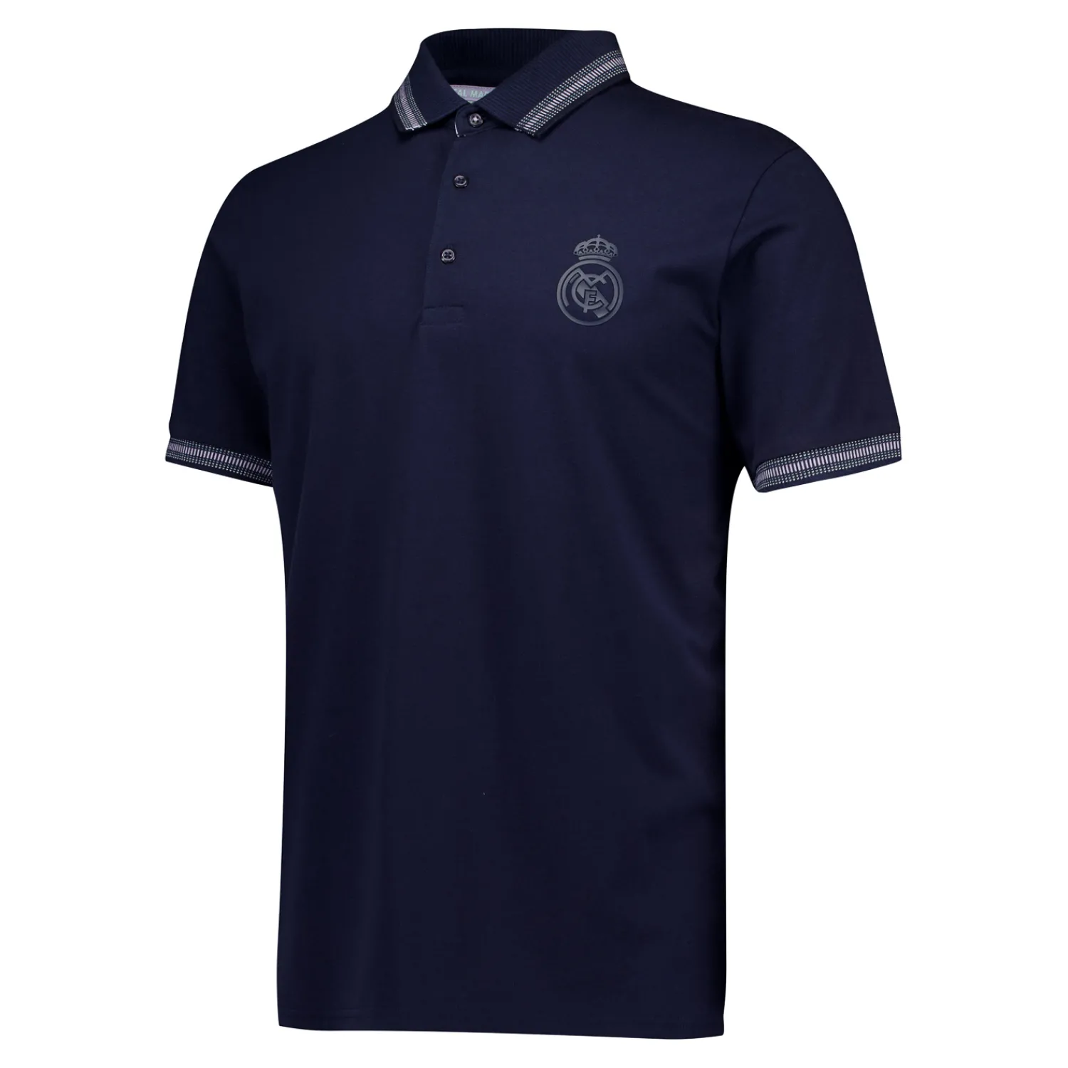 Foundry Polo Rayé Ton Bleu Marine Real Madrid hommes^Homme Polos