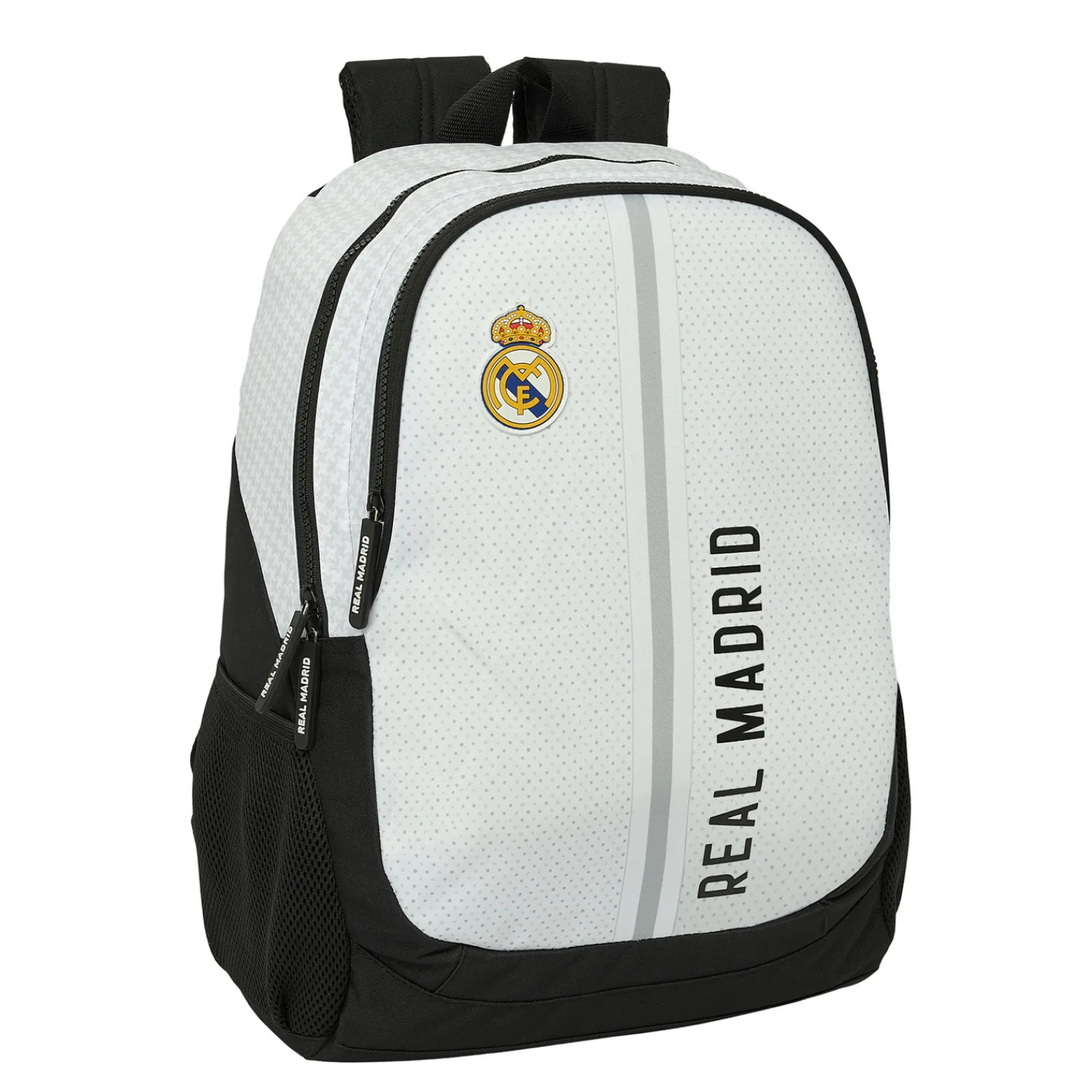 SAFTA S.A. Sac à Dos Adaptable Real Madrid Blanc/Noir^ Sacs & Bagages | Rentrée Scolaire