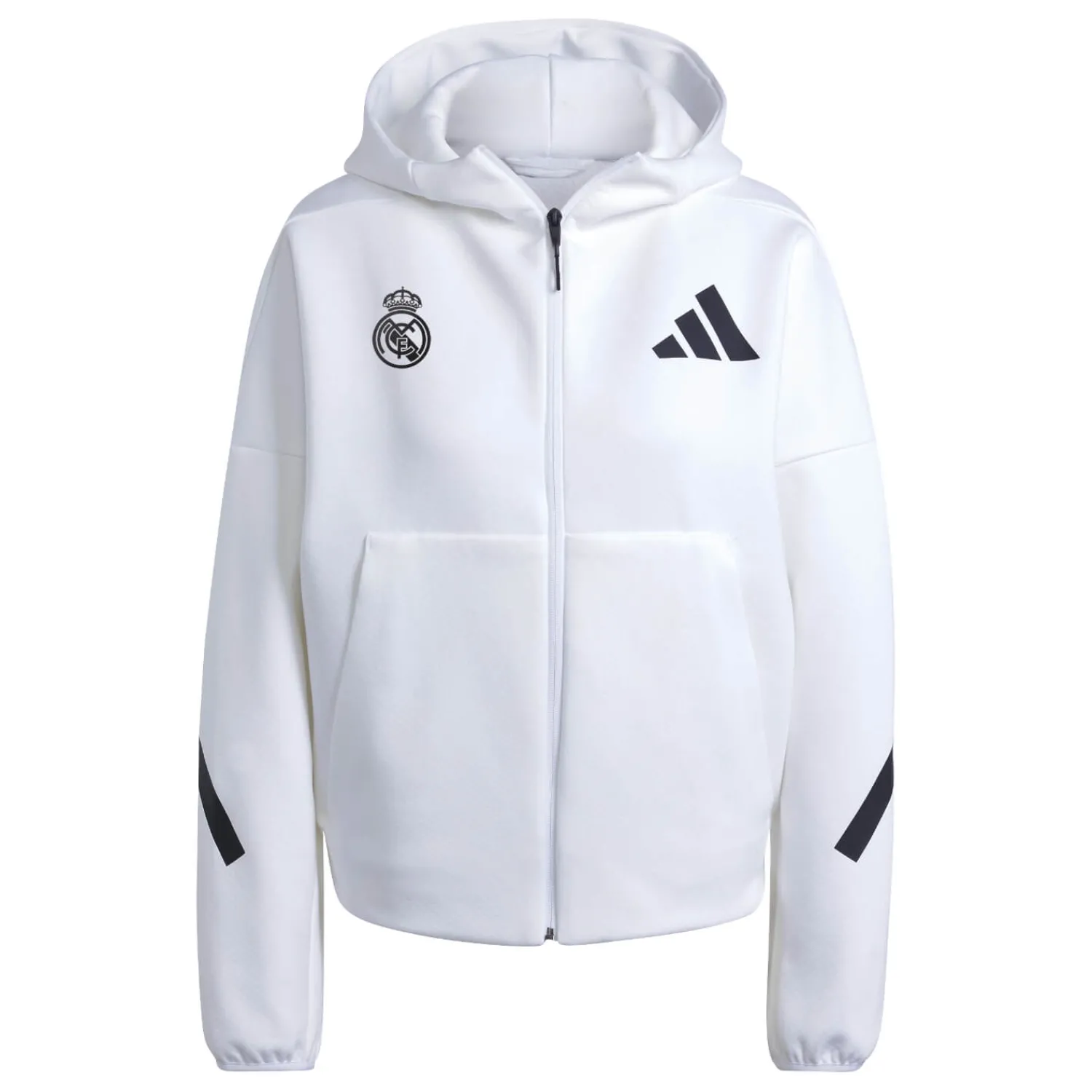 Adidas España, S.A.U Sweat à Capuche Zippé Badge Up adidas Blanc femmes^Femme Survêtements | T-Shirts