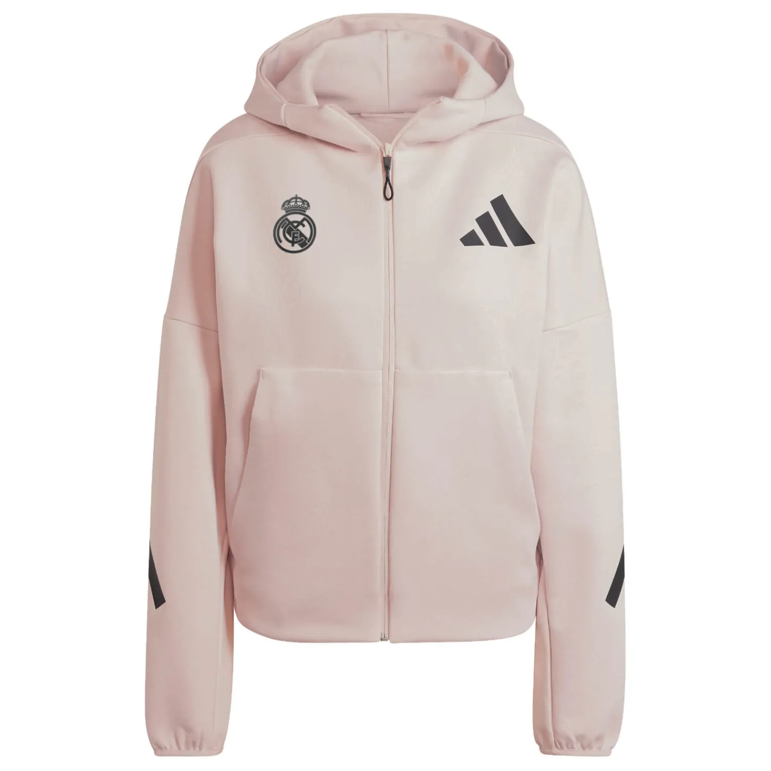 Adidas España, S.A.U Sweat à Capuche Zippé Badge Up adidas Rose Clair femmes^Femme Vestes | Sweats