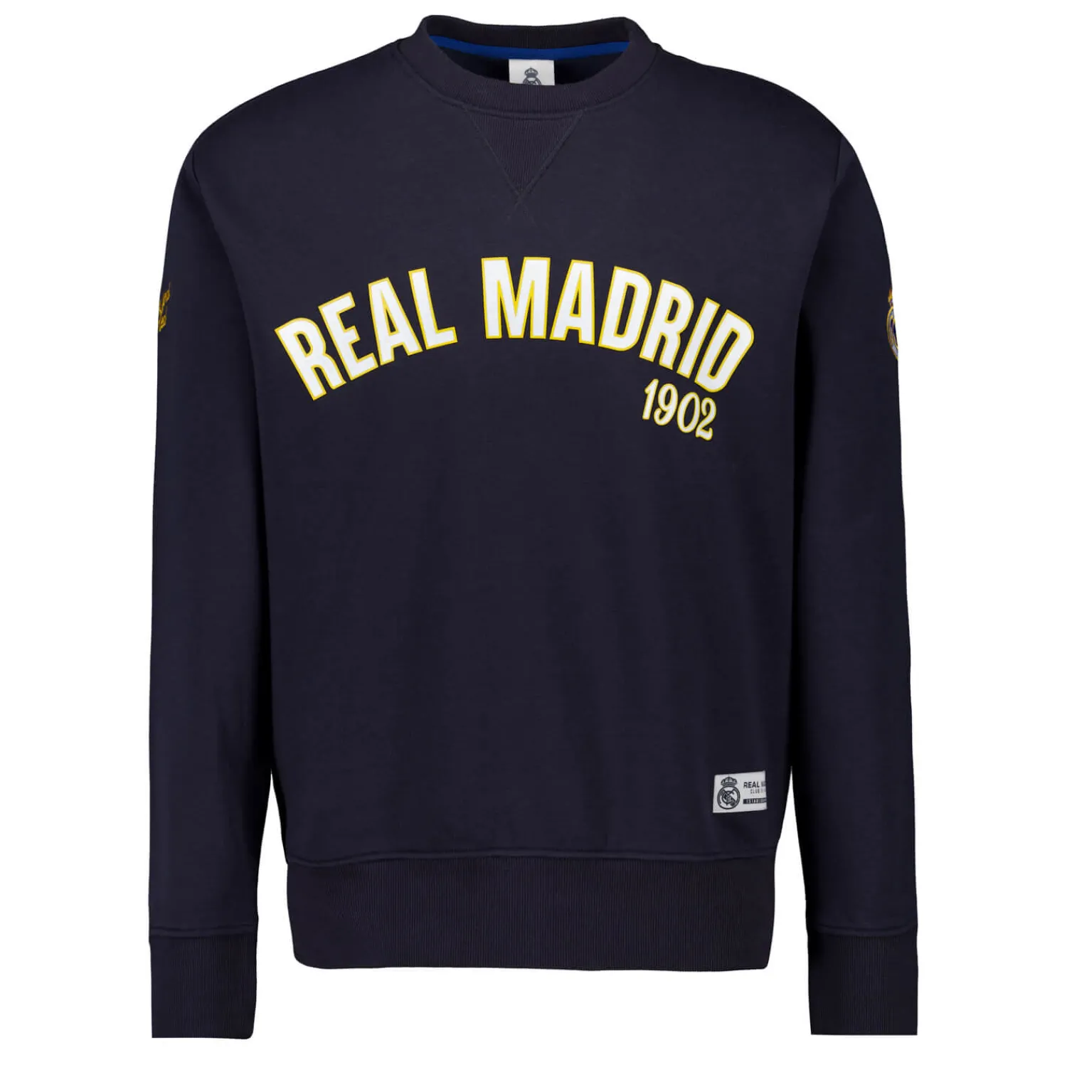 MBA Solutions Sweat Col Rond Baseball Real Madrid Bleu Marine hommes^Homme Sweats