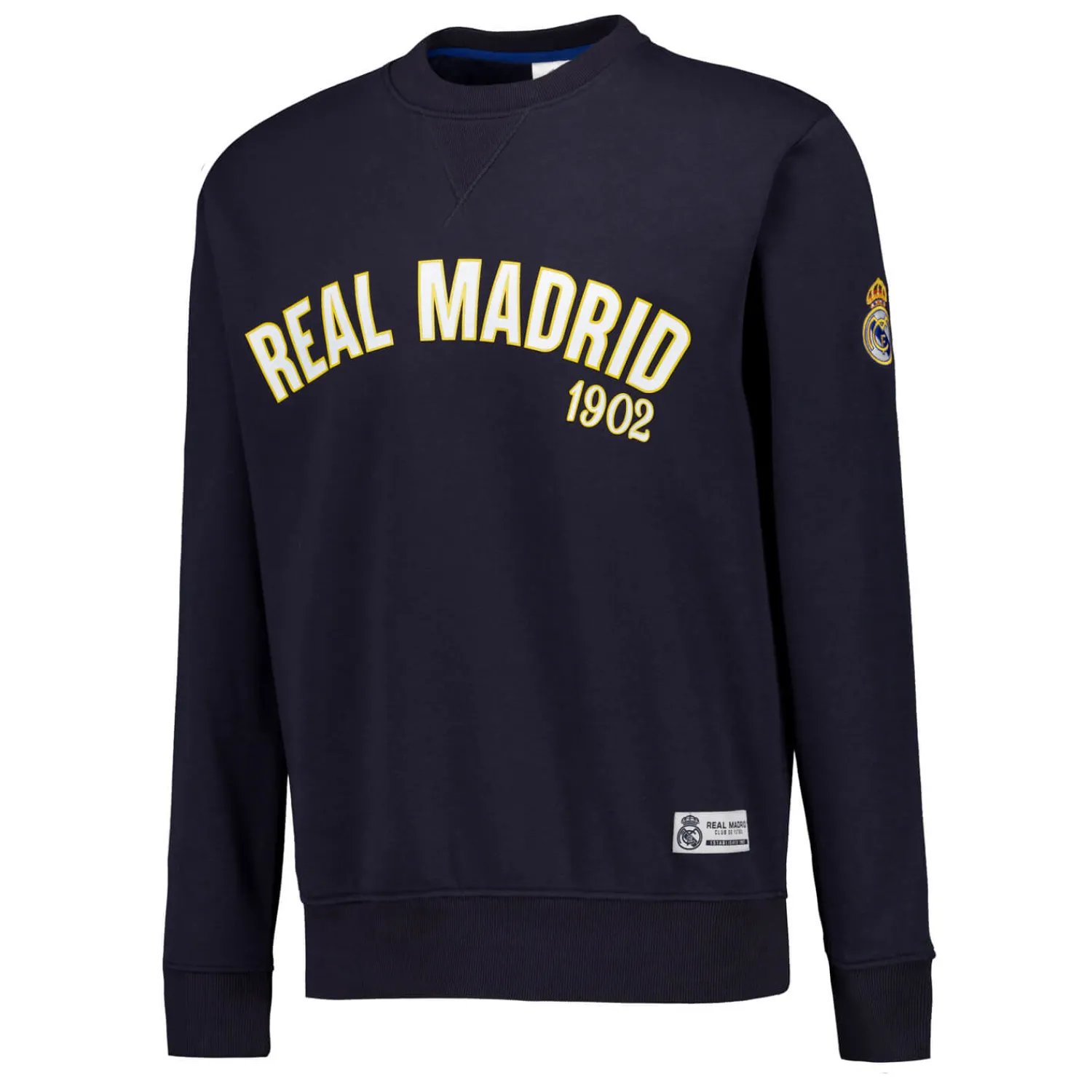 MBA Solutions Sweat Col Rond Baseball Real Madrid Bleu Marine hommes^Homme Sweats