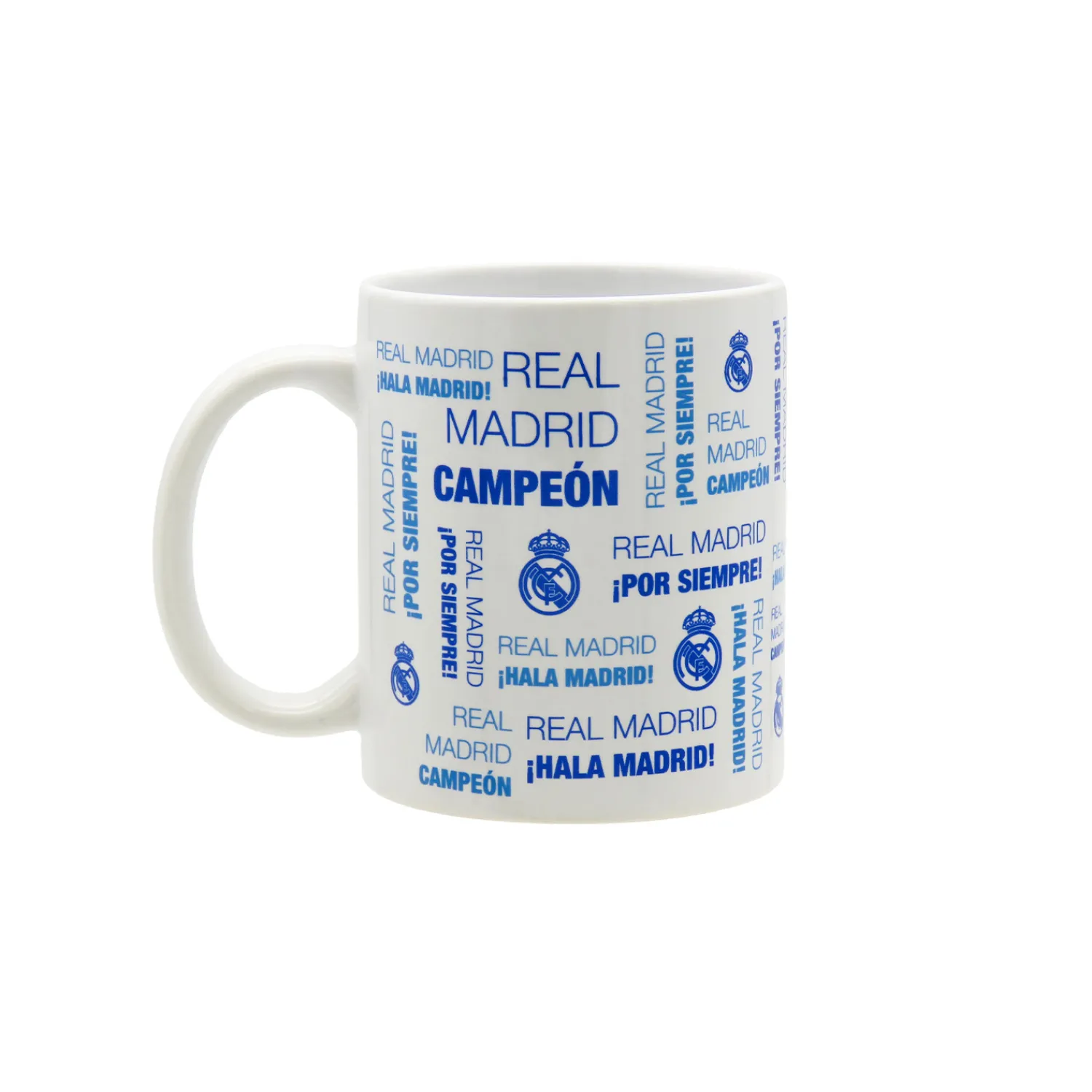 JLK Merchandising, S.L. Tasse Céramique Texte 300ml Blanc/Bleu^ Vaisselle