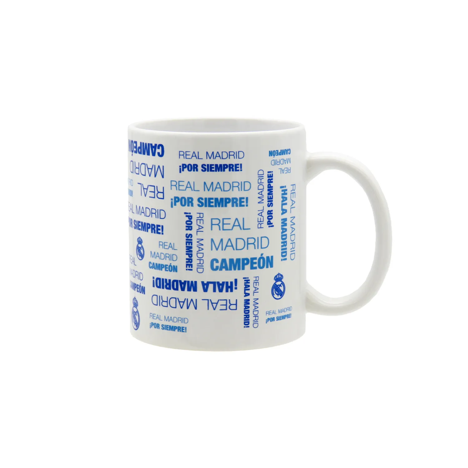 JLK Merchandising, S.L. Tasse Céramique Texte 300ml Blanc/Bleu^ Vaisselle