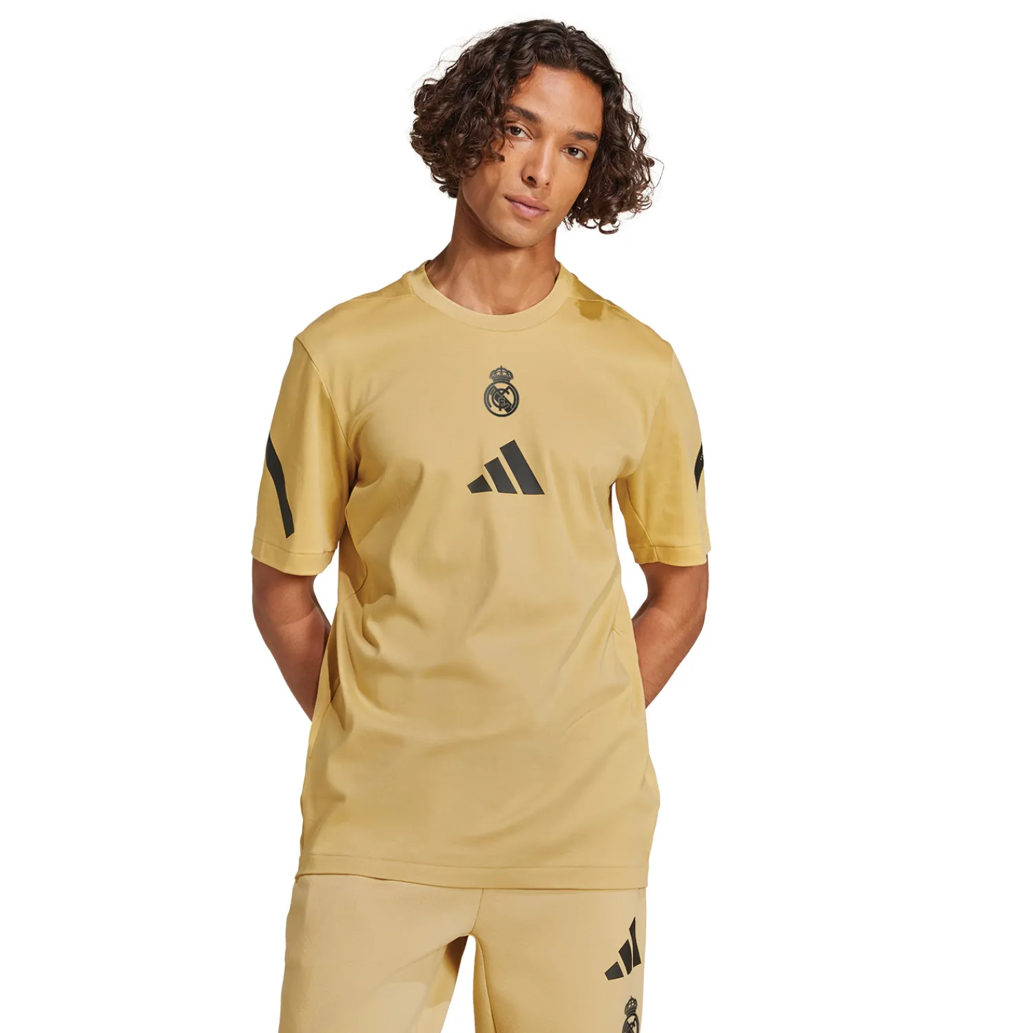 Adidas España, S.A.U T-Shirt Badge Up adidas Avoine hommes^Homme T-Shirts | T-Shirts