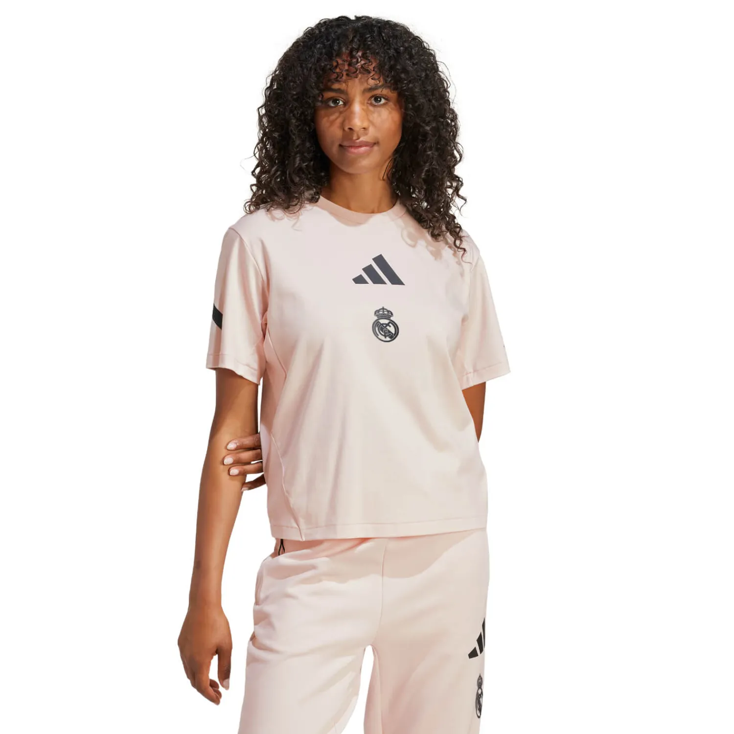 Adidas España, S.A.U T-Shirt Badge Up adidas Rose Clair femmes^Femme T-Shirts | Survêtements