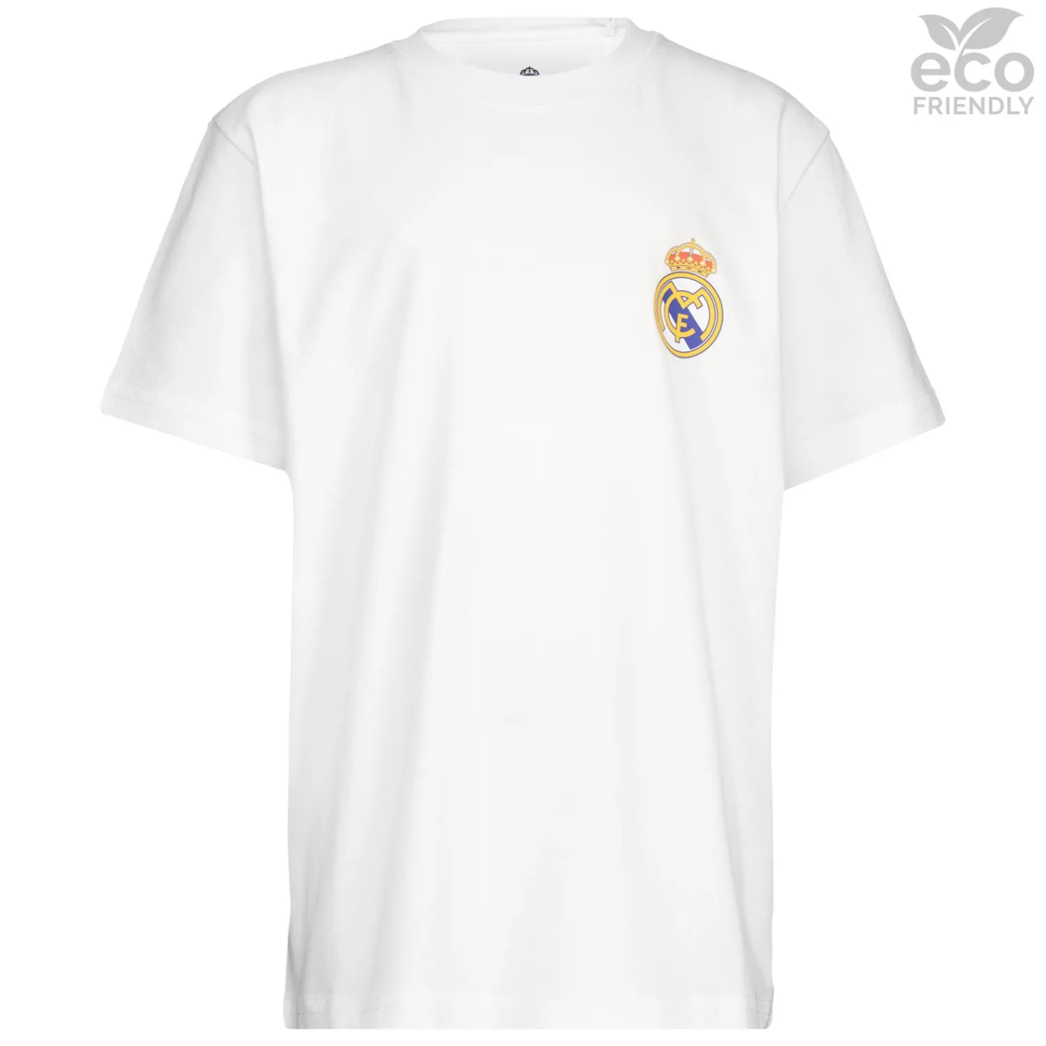 OSDM T-shirt pour enfants ECO Essentials Real Madrid Armoiries blanches^Enfant T-Shirts