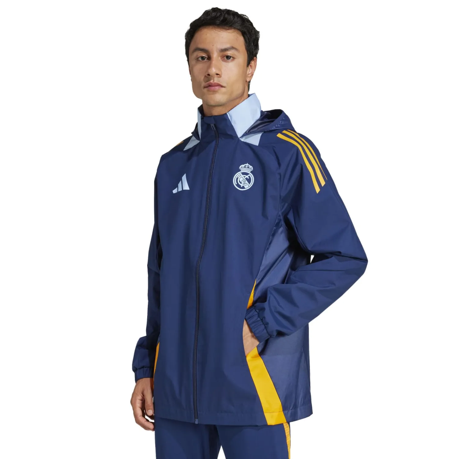 Adidas España, S.A.U Veste adidas Entraînement All Weather 24/25 Bleu Marine hommes^Homme Vestes | Sweats