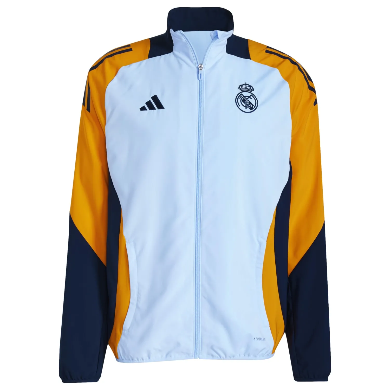 Adidas España, S.A.U Veste de Survêtement Entraînement 24/25 Bleu hommes^Homme Survêtements | Vestes