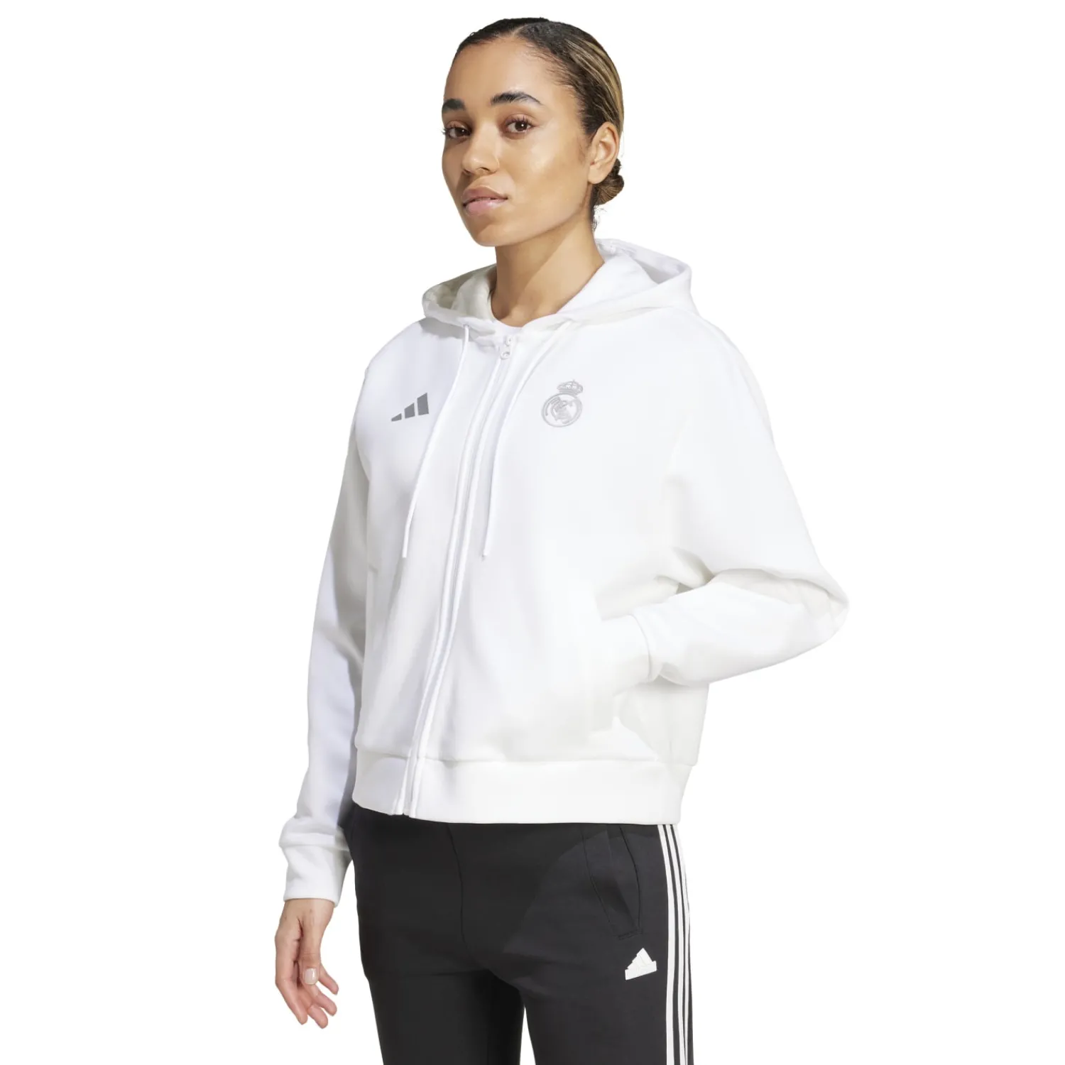 Adidas España, S.A.U Veste Hymne 24/25 Blanc femmes^Femme Survêtements | Vestes