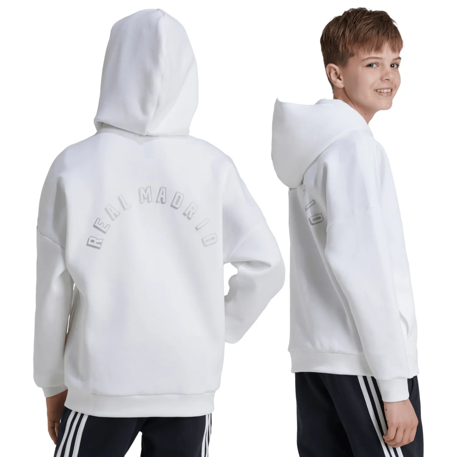 Adidas España, S.A.U Veste Hymne 24/25 Blanc jeunes^Enfant Vestes