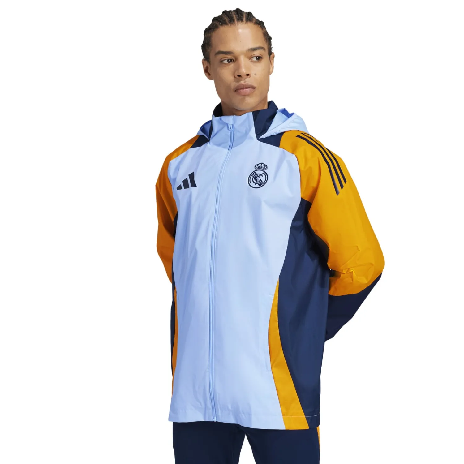 Adidas España, S.A.U Veste Tout Temps Entraînement 24/25 Bleu hommes^Homme Vestes | Vestes